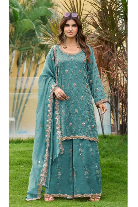 D 3517 A To D By Deepsy Salsa Silk Readymade Pakistani Salwar Suits 